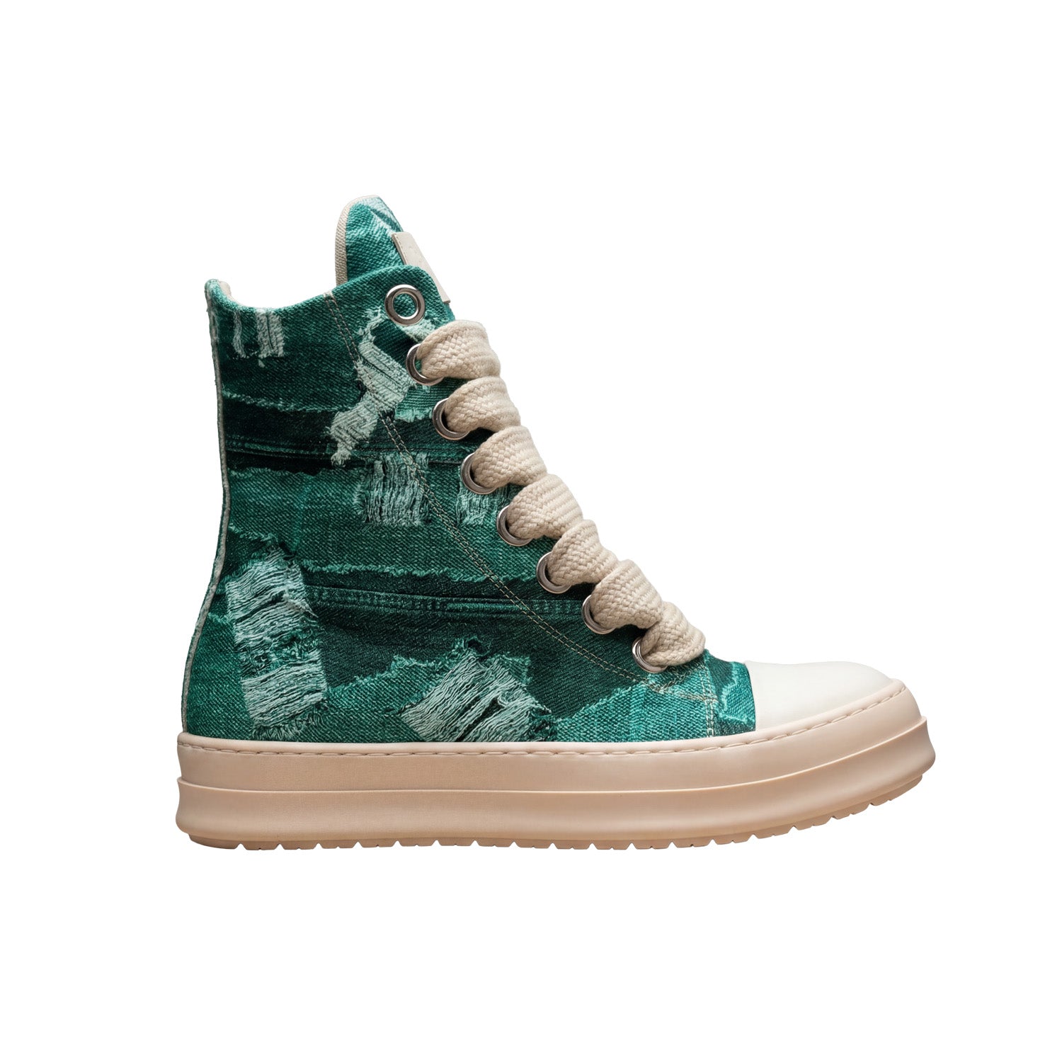 Sneakers Denim Green Light Wash