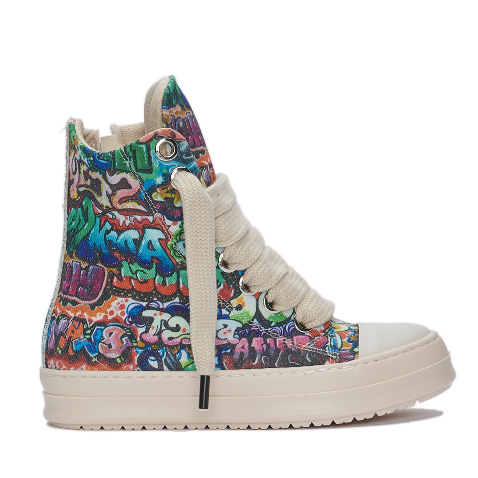 Sneakers Denim Cartoon