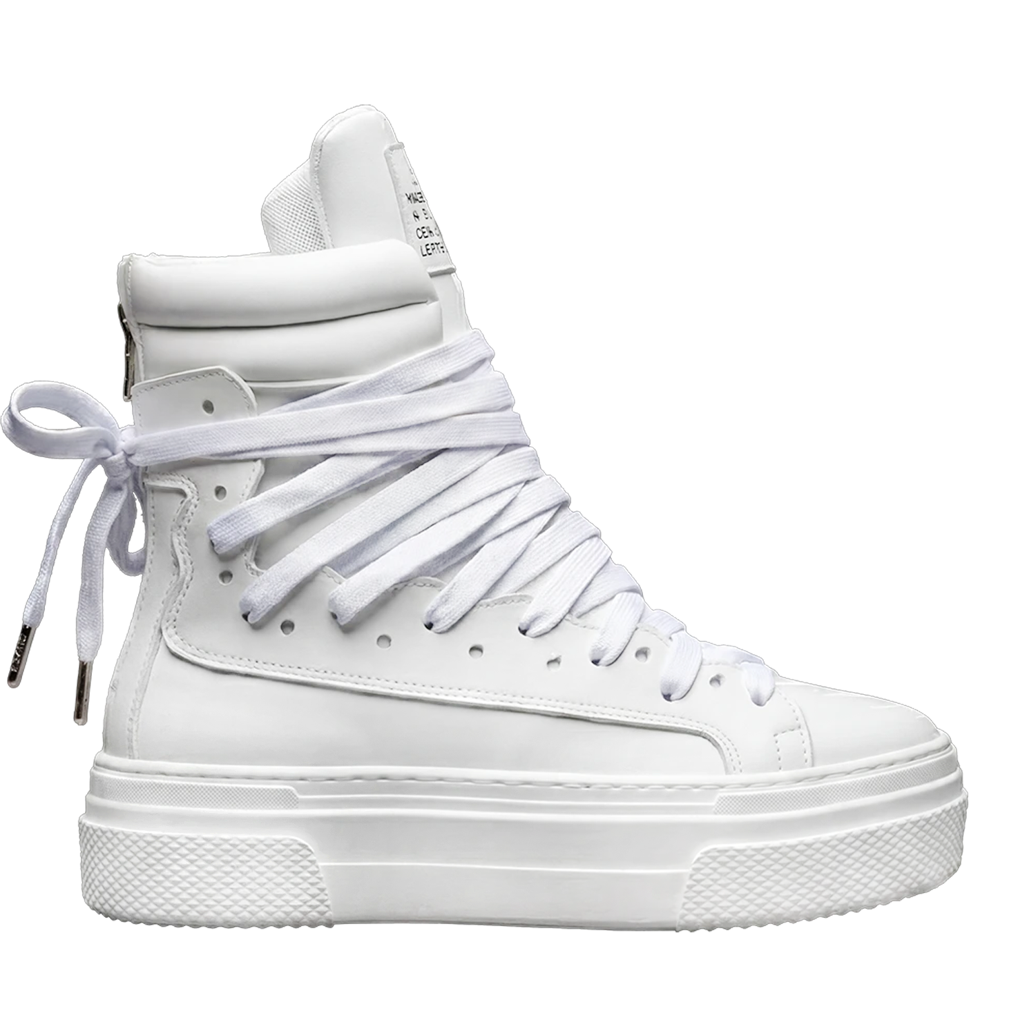 Sneakers - 18 Fori Pelle Bianca
