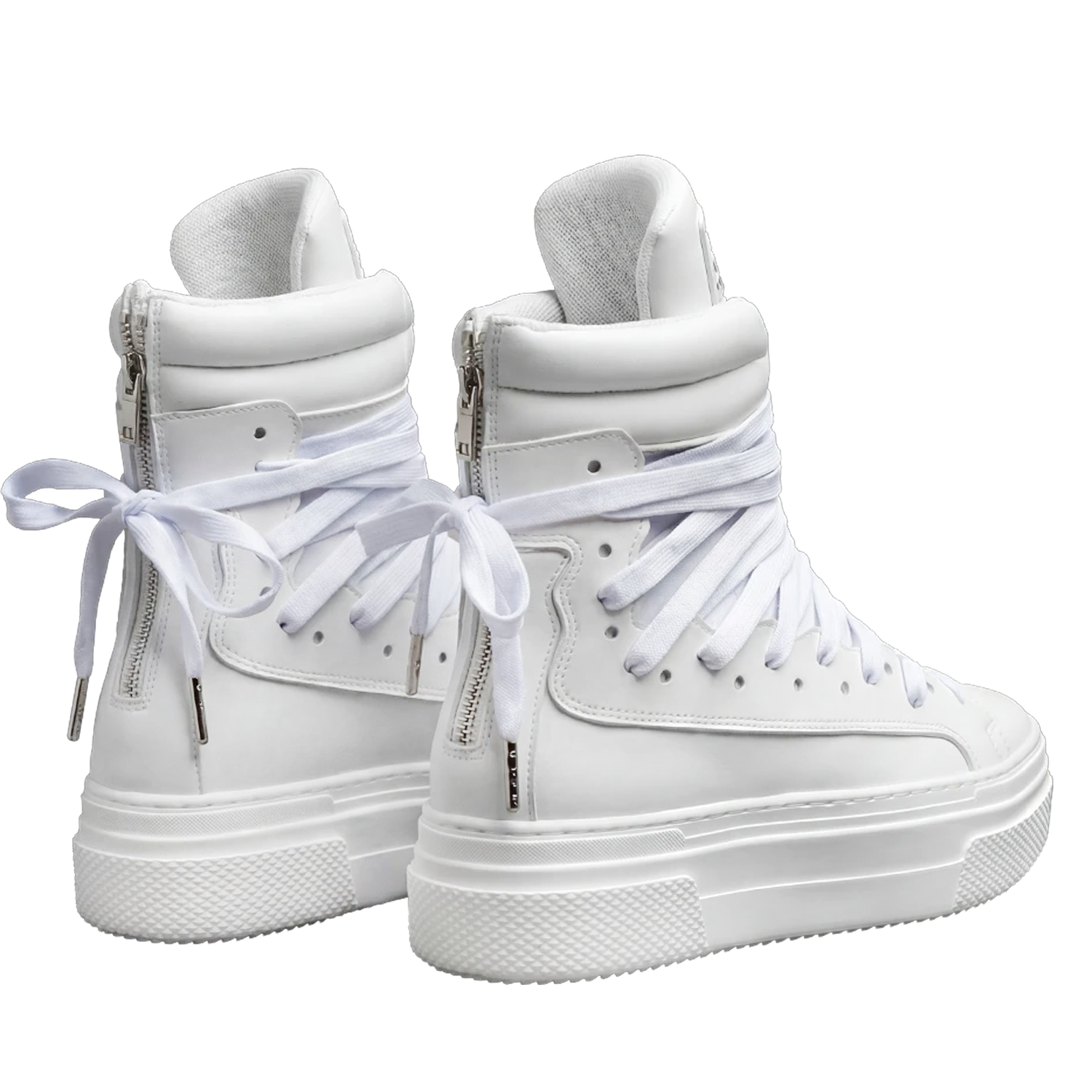 Sneakers - 18 Fori Pelle Bianca