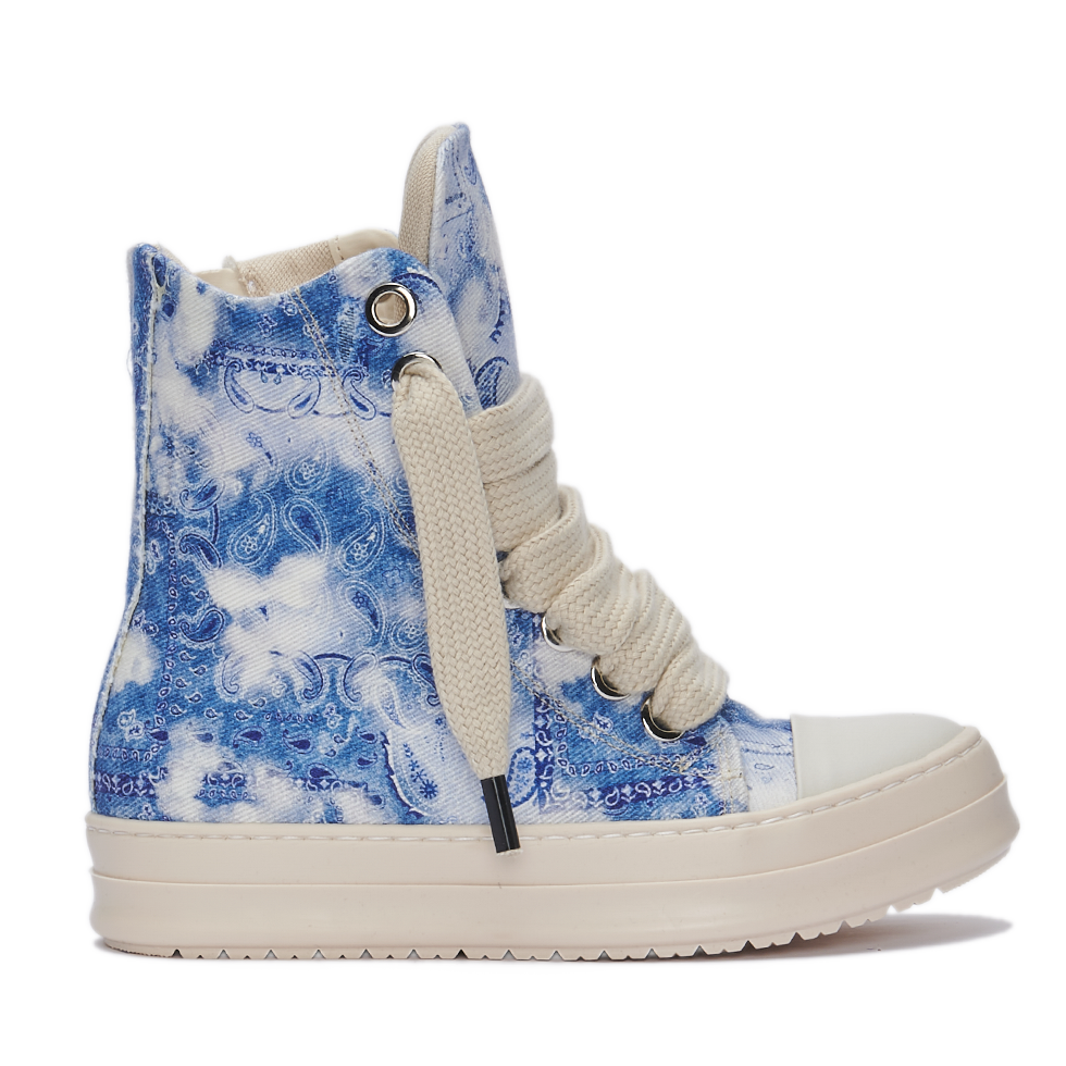 Sneakers Canvas Bandana Blue