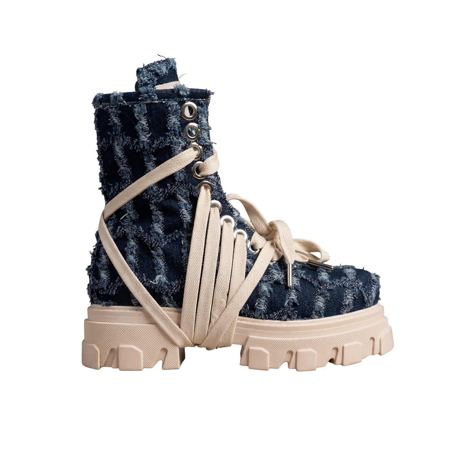 Boot indigo canvas broken