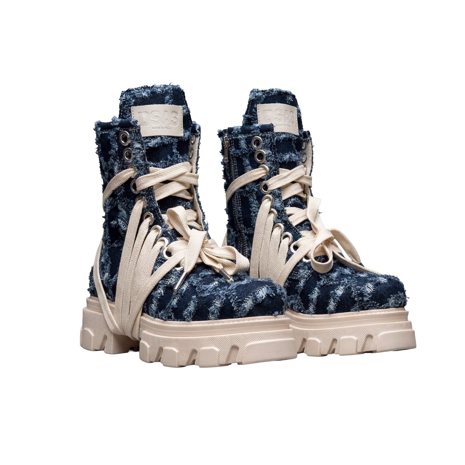 Boot indigo canvas broken