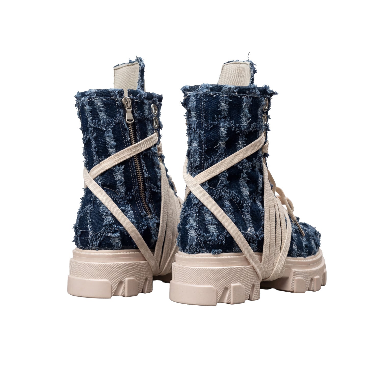 Boot indigo canvas broken