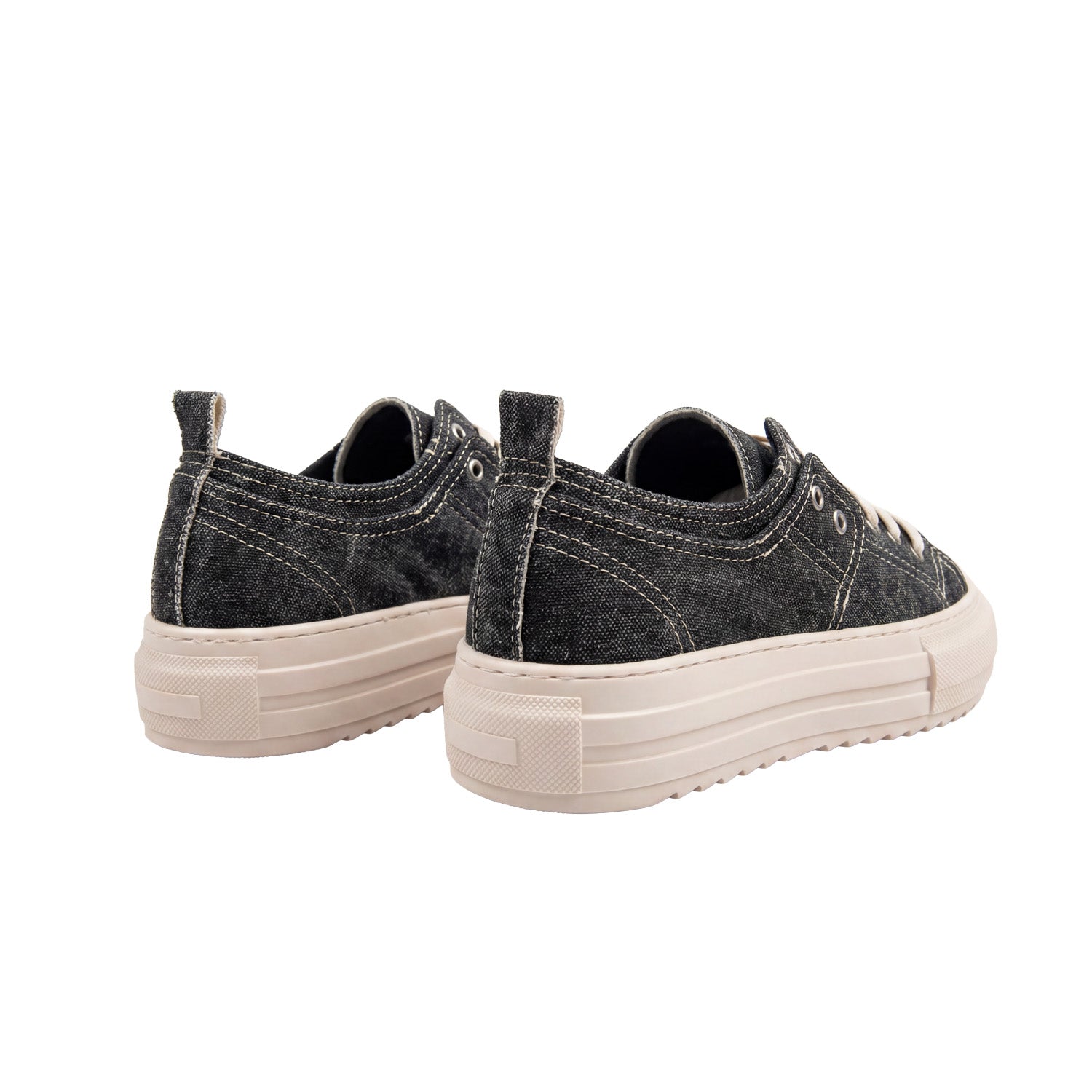 Sneakers Stride Black Canvas