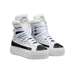 Sneakers - 18 Fori Pelle Nero - Bianco