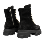 Boot - Camoscio Ingrassato Nero