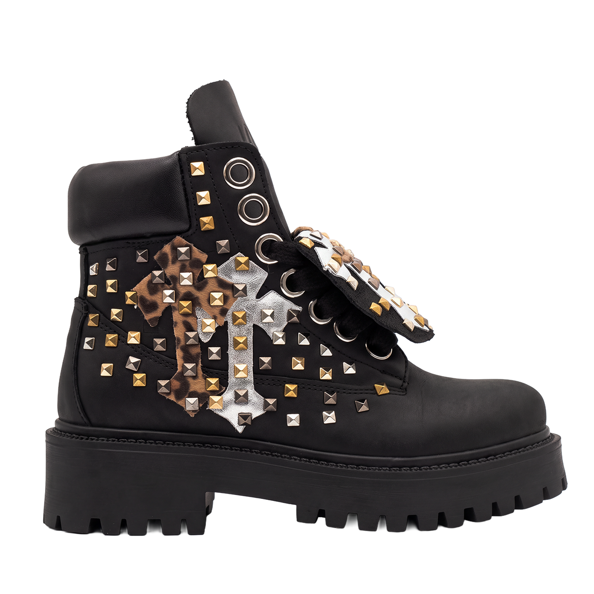 Boot - Nera Croci Leopardo