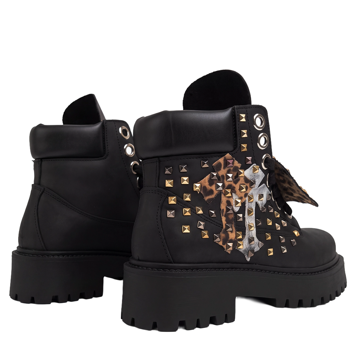 Boot - Nera Croci Leopardo