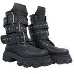 Boot - Pelle Tripla Fibbia