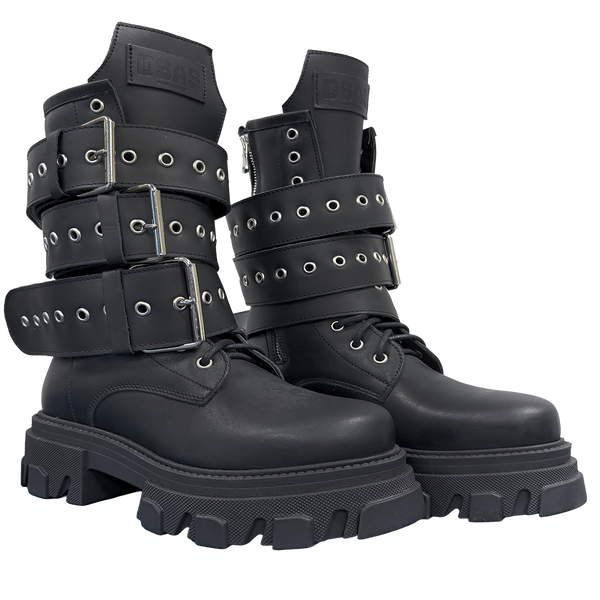 Boot - Pelle Tripla Fibbia