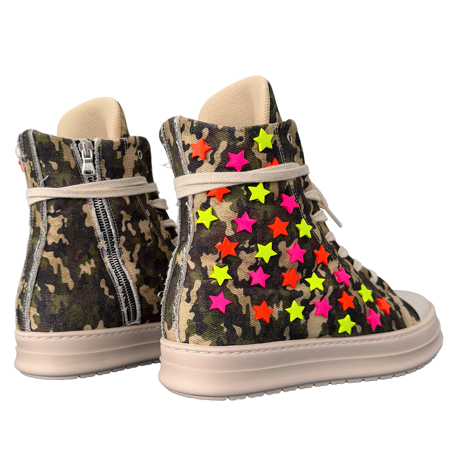 Sneakers - Camouflage Stelle Multicolor