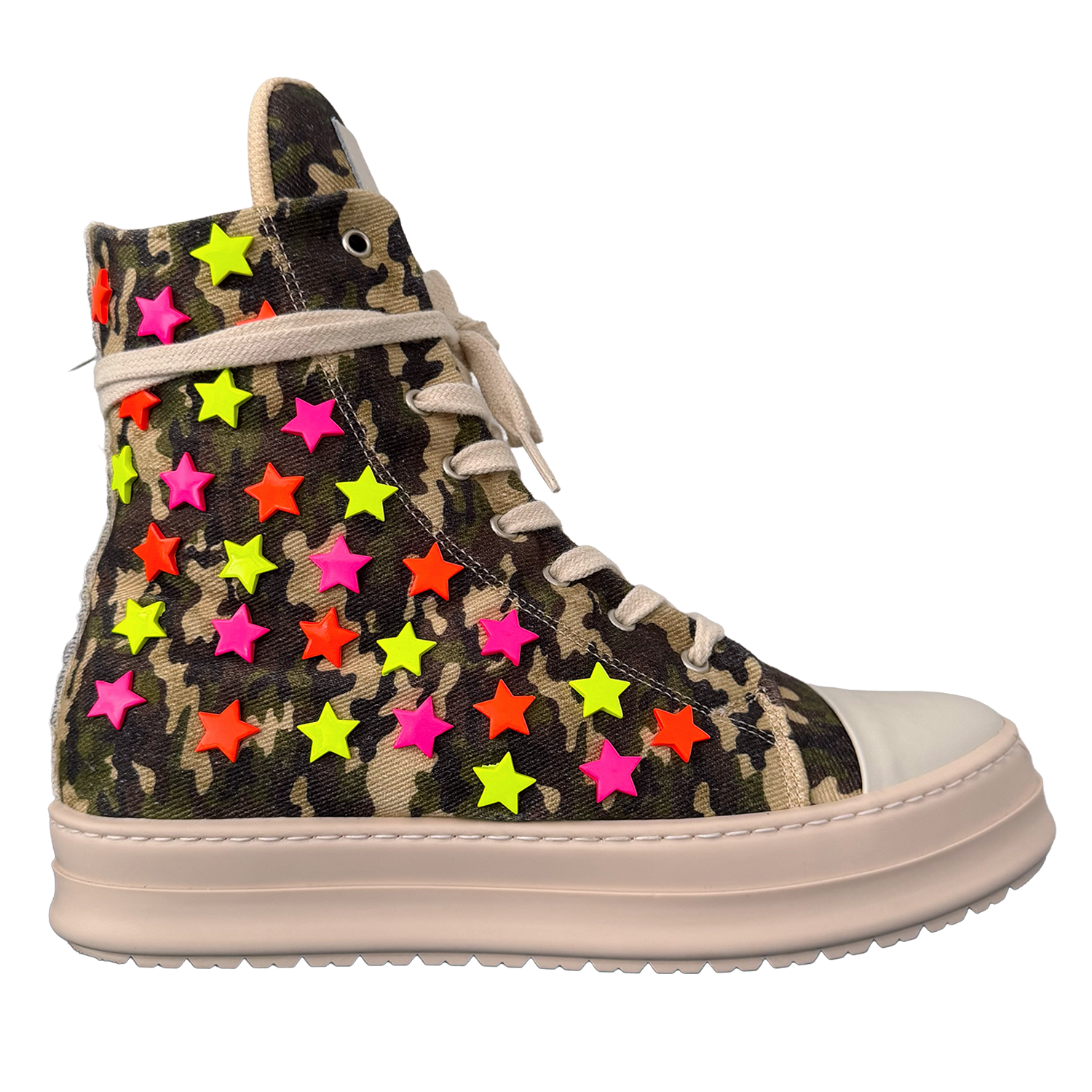 Sneakers - Camouflage Stelle Multicolor