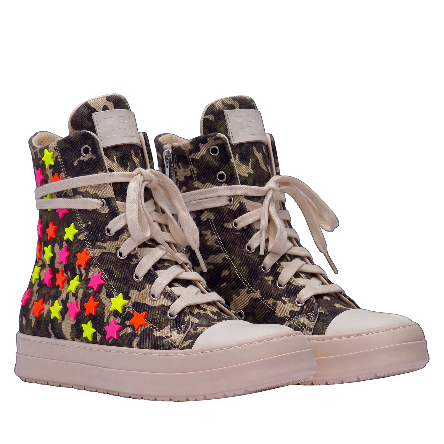 Sneakers - Camouflage Stelle Multicolor