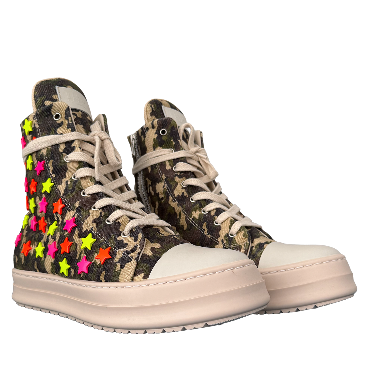 Sneakers - Camouflage Stelle Multicolor