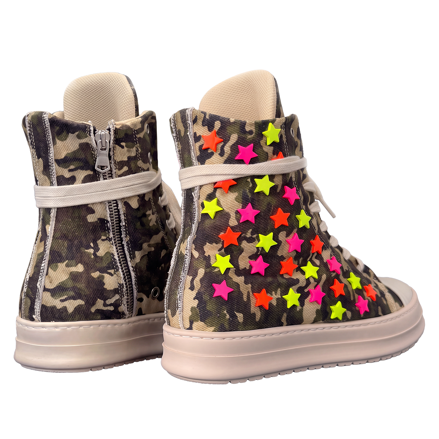 Sneakers - Camouflage Stelle Multicolor