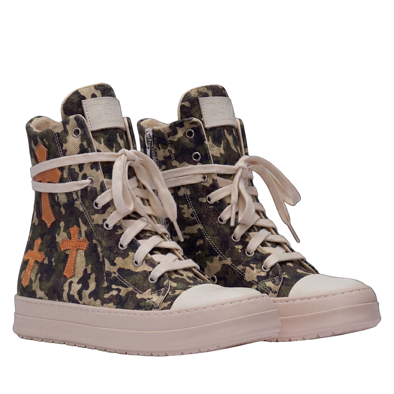 Sneakers - Camouflage Croci Arancio