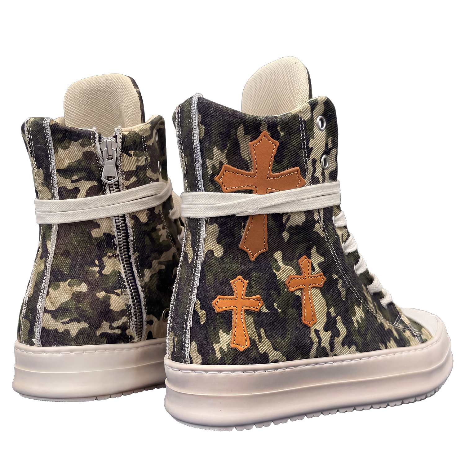 Sneakers - Camouflage Croci Arancio