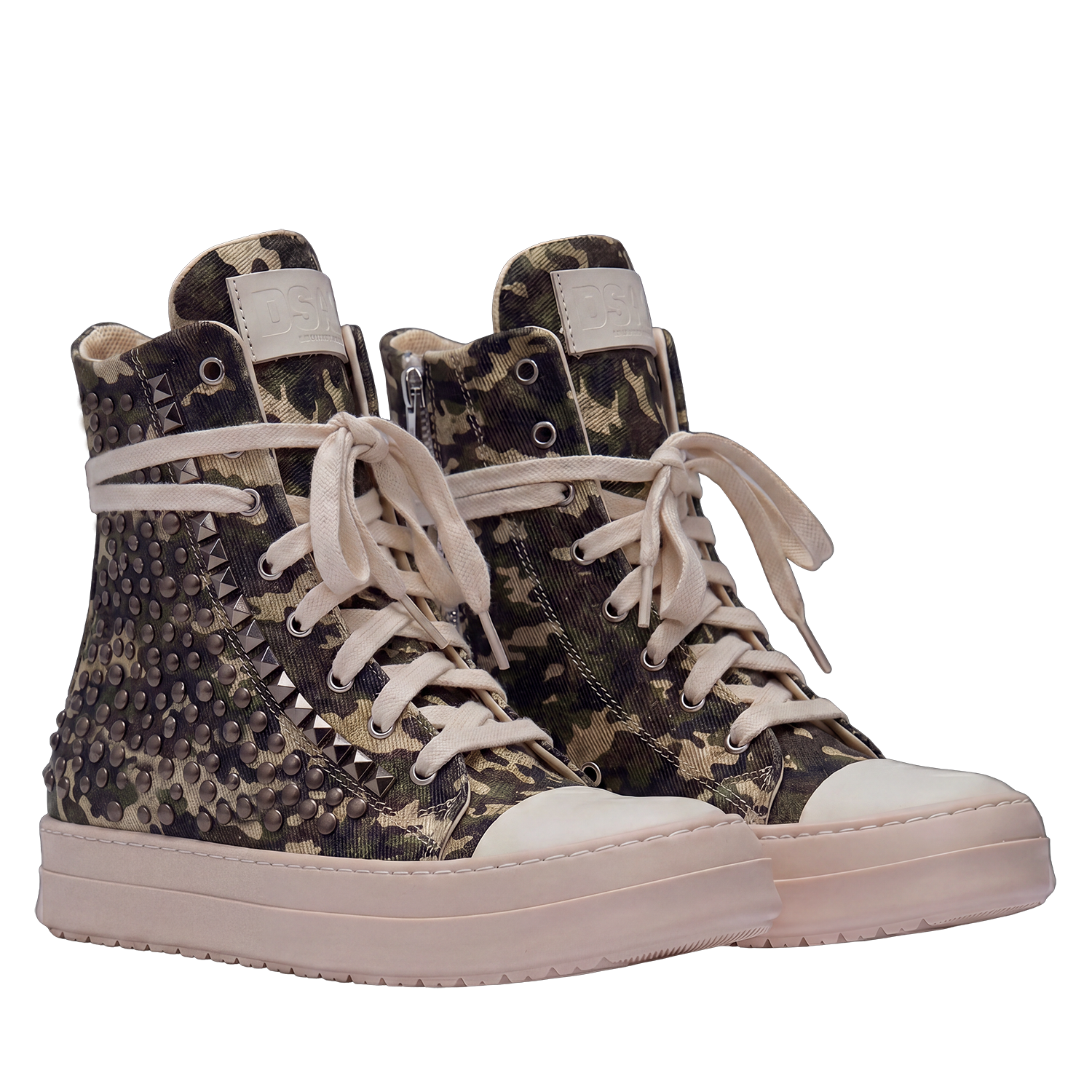 Sneakers - Canvas Camouflage Mix Bronzo