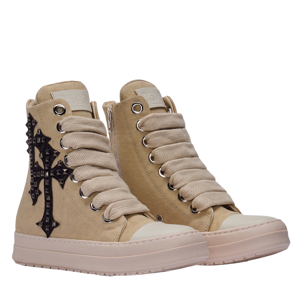 Sneakers - Canvas Beige Croci