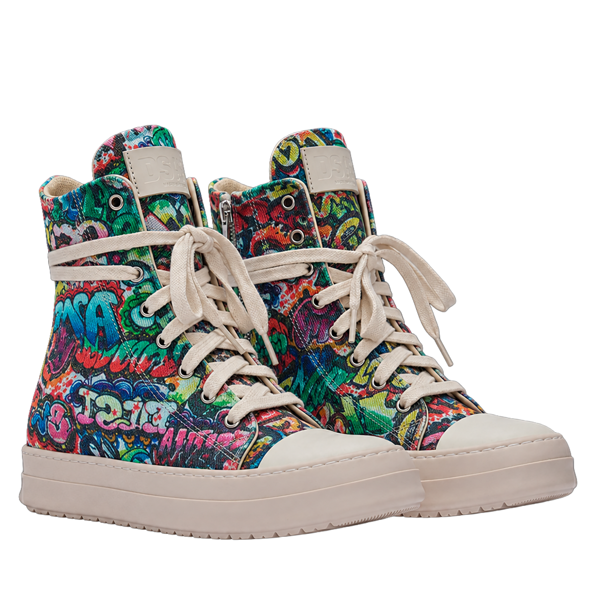 Sneakers - Denim Cartoon