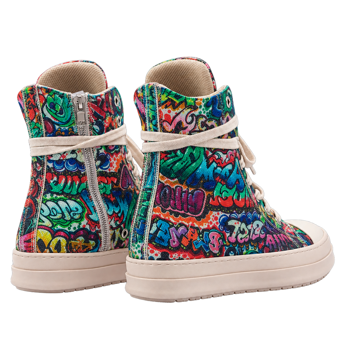 Sneakers - Denim Cartoon