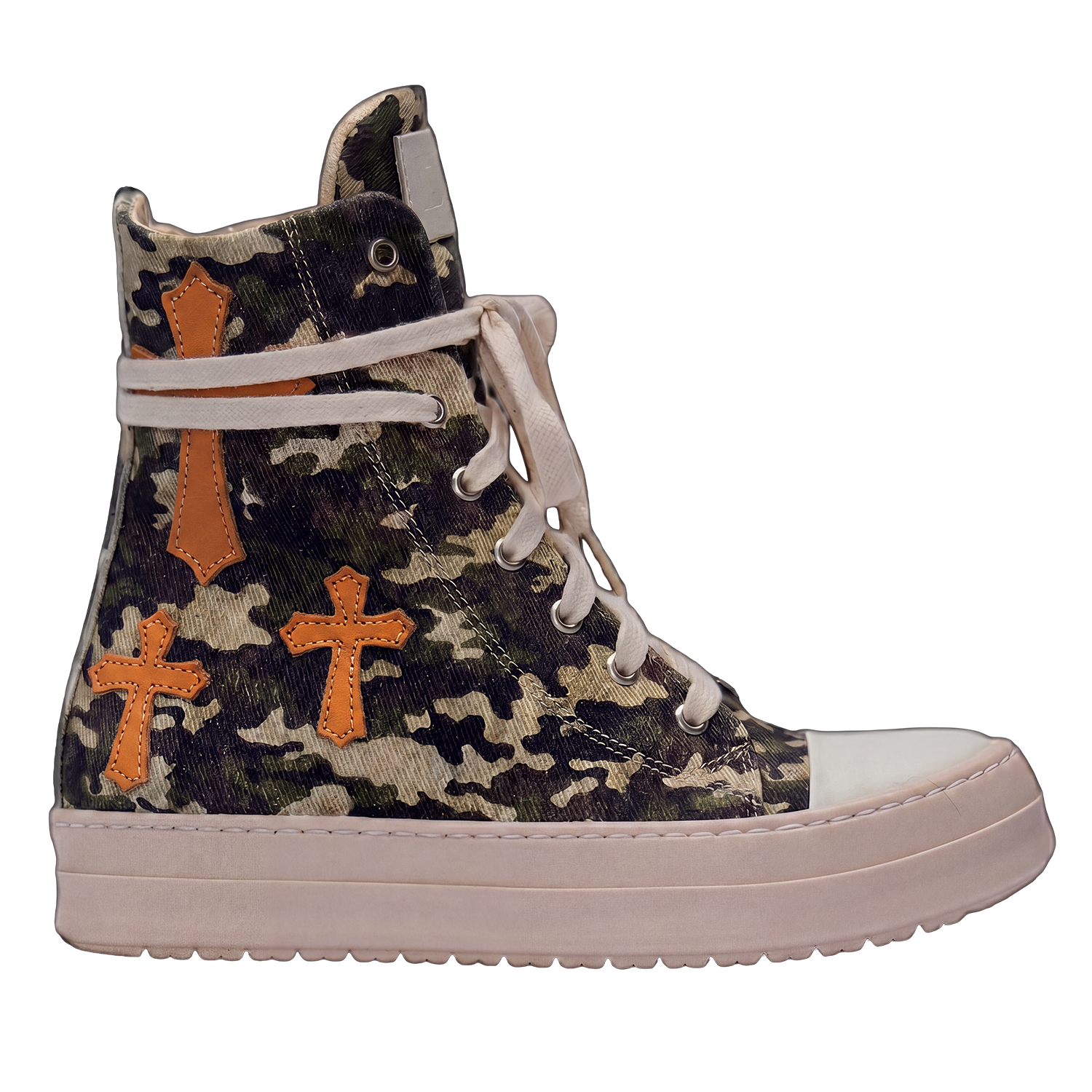 Sneakers - Camouflage Croci Arancio
