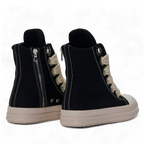Maxi Lace High-Top Canvas Sneakers