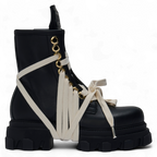 Boot - Total Black Occhielli Gold