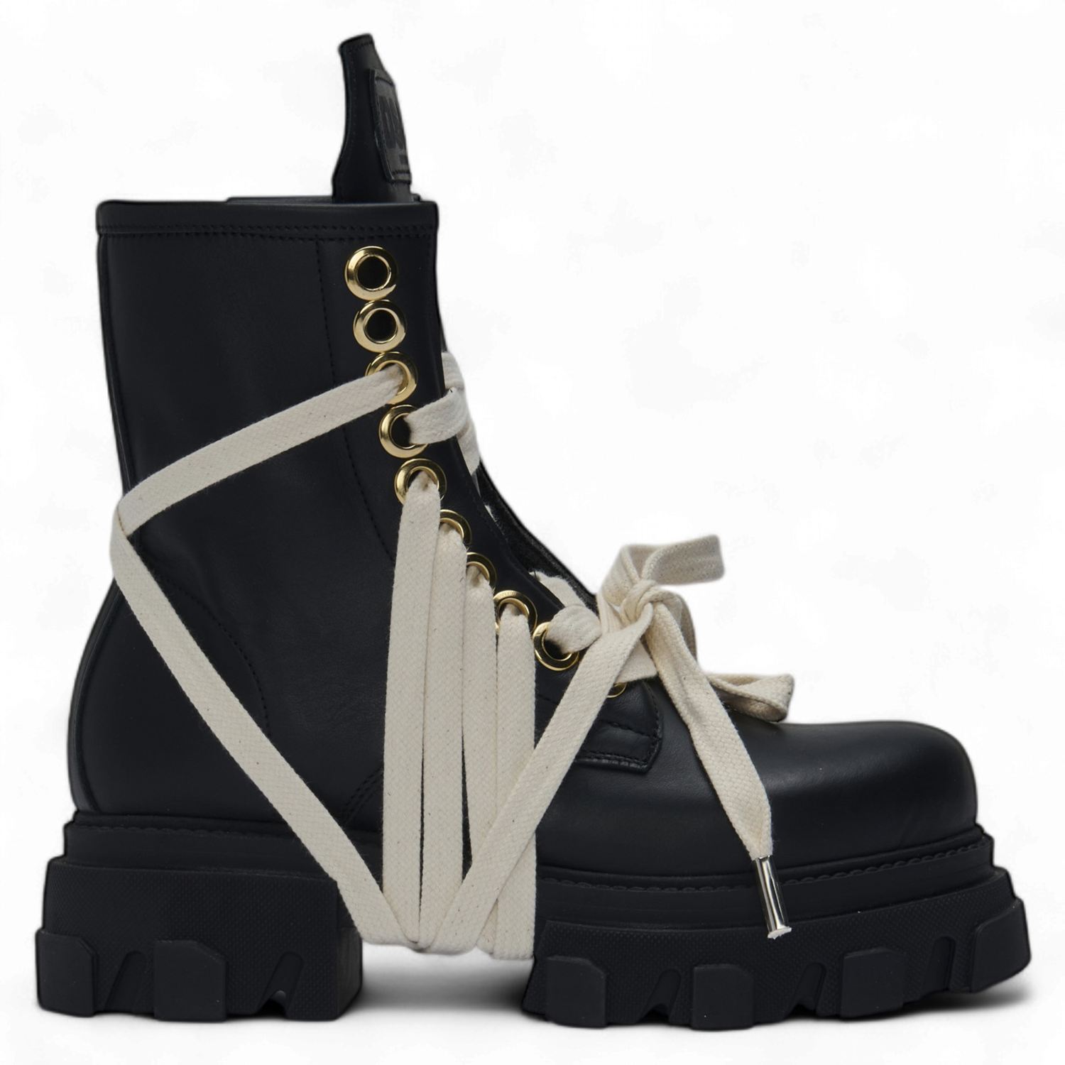 Boot - Total Black Occhielli Gold