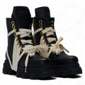 Boot - Total Black Occhielli Gold