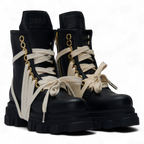 Boot - Total Black Occhielli Gold