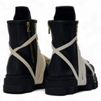 Boot - Total Black Occhielli Gold