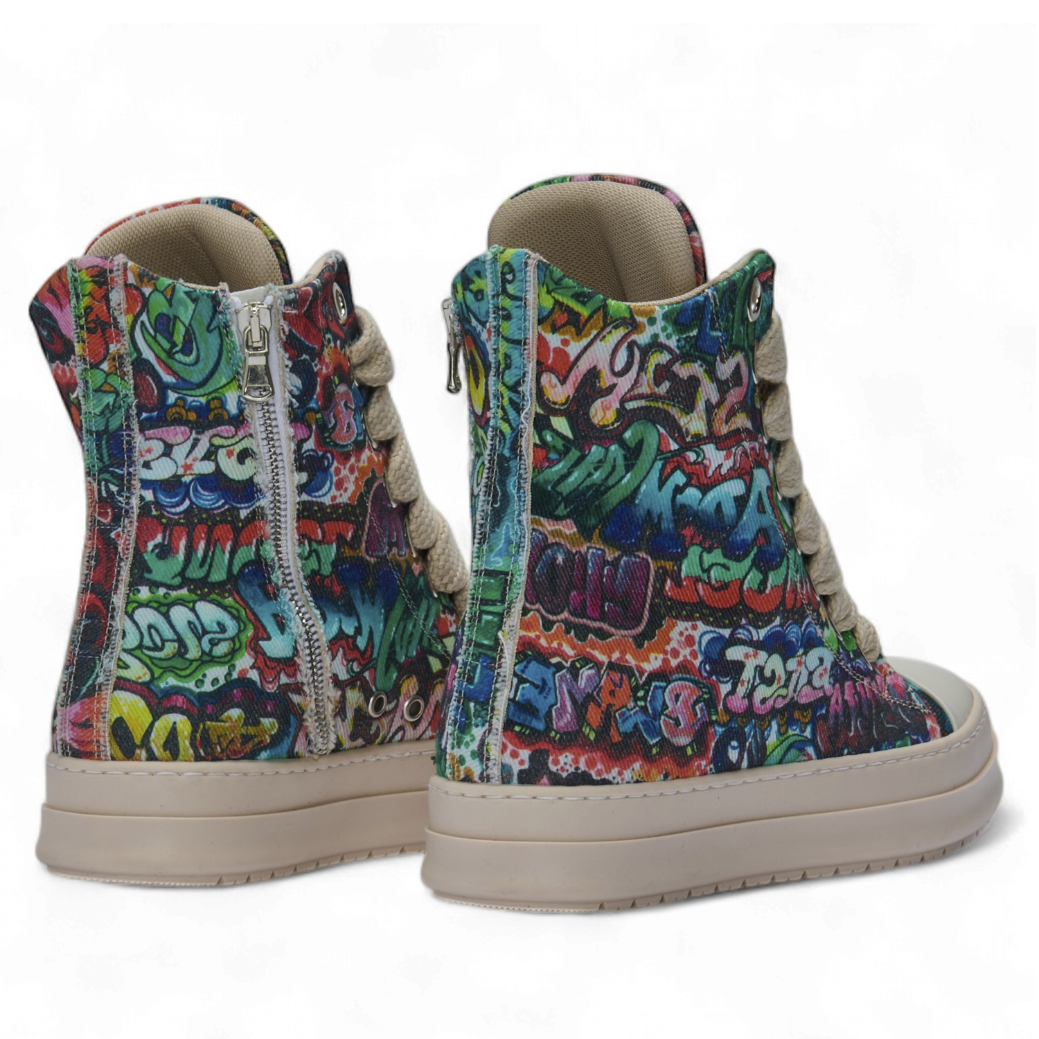 Sneakers - Denim Cartoon
