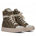 High Canvas Camouflage Sneakers