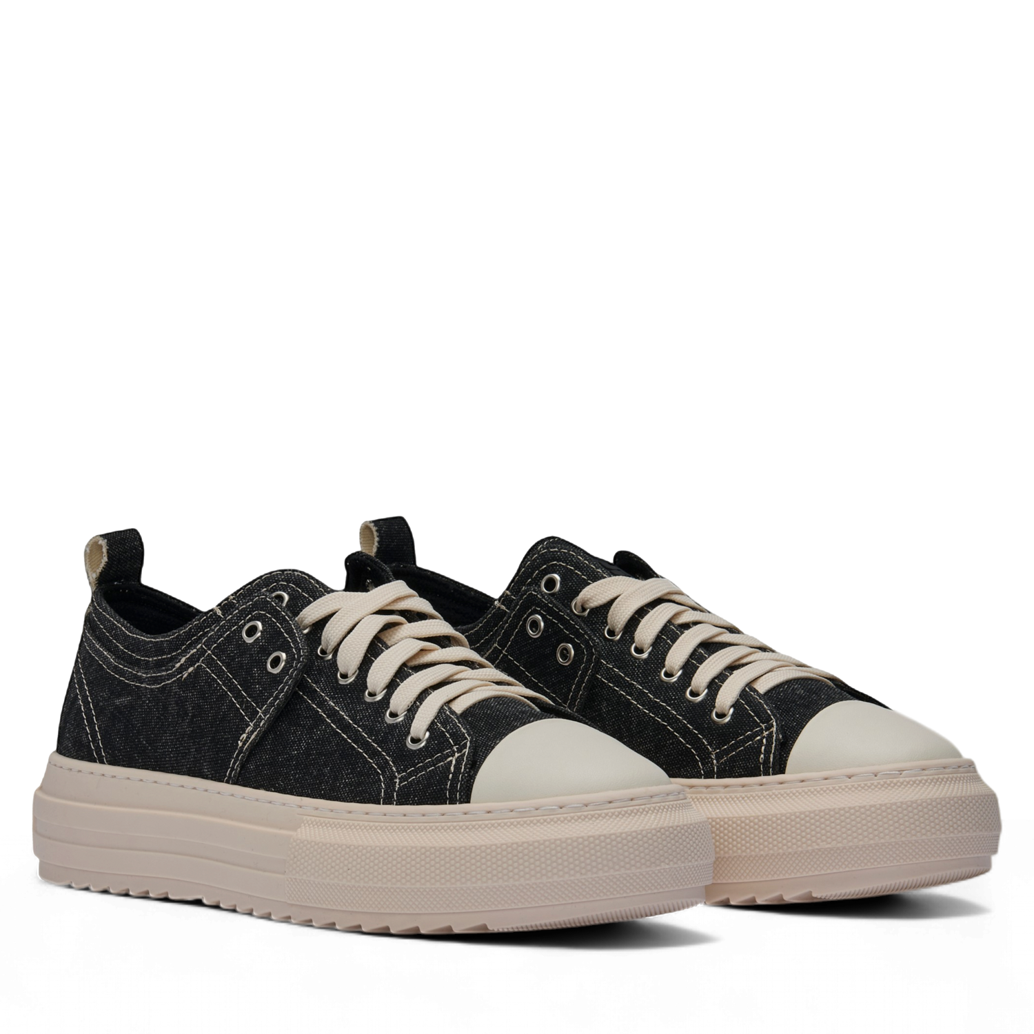 Sneakers - Stride Nero Canvas
