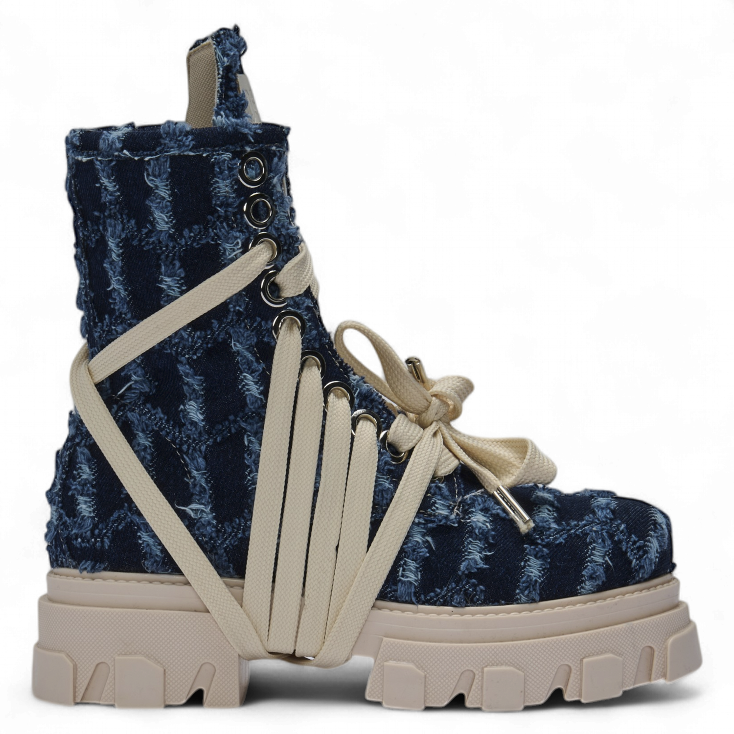 Boot - Canvas Indigo Strappato