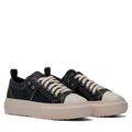 Sneakers - Stride Nero Pelle e Tela
