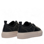 Sneakers - Stride Nero Pelle e Tela