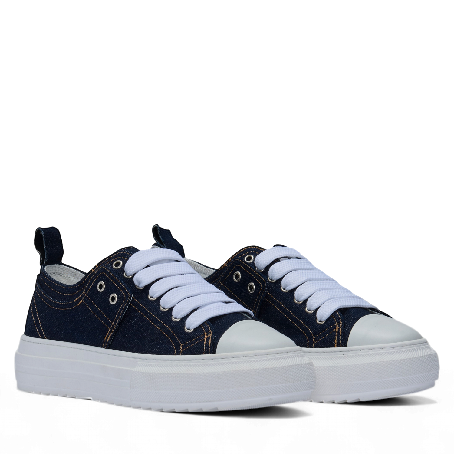 Sneakers - Stride Blue Canvas