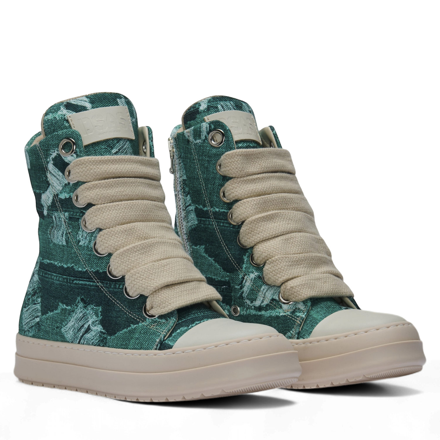 Sneakers - Denim Verde Chiaro