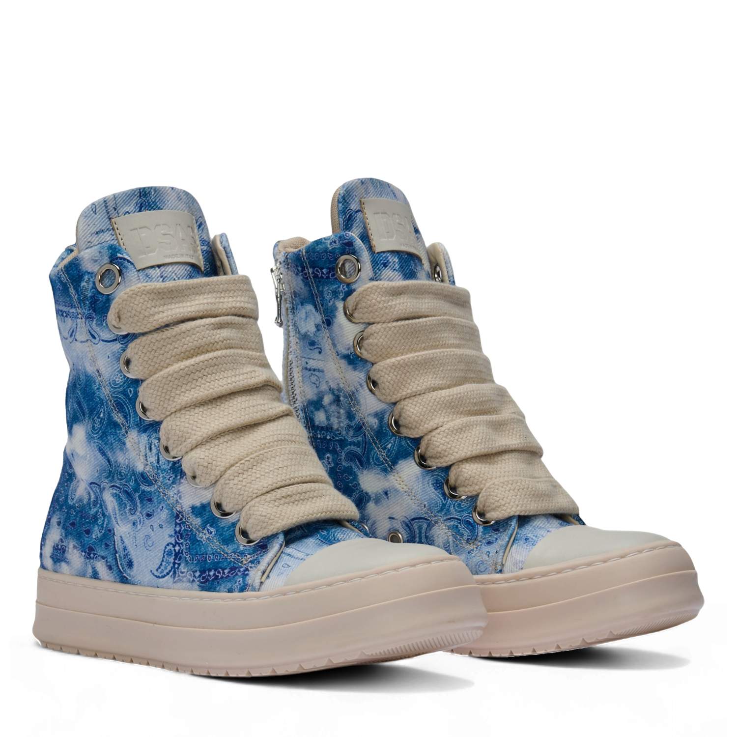 Sneakers - Canvas Bandana Blue