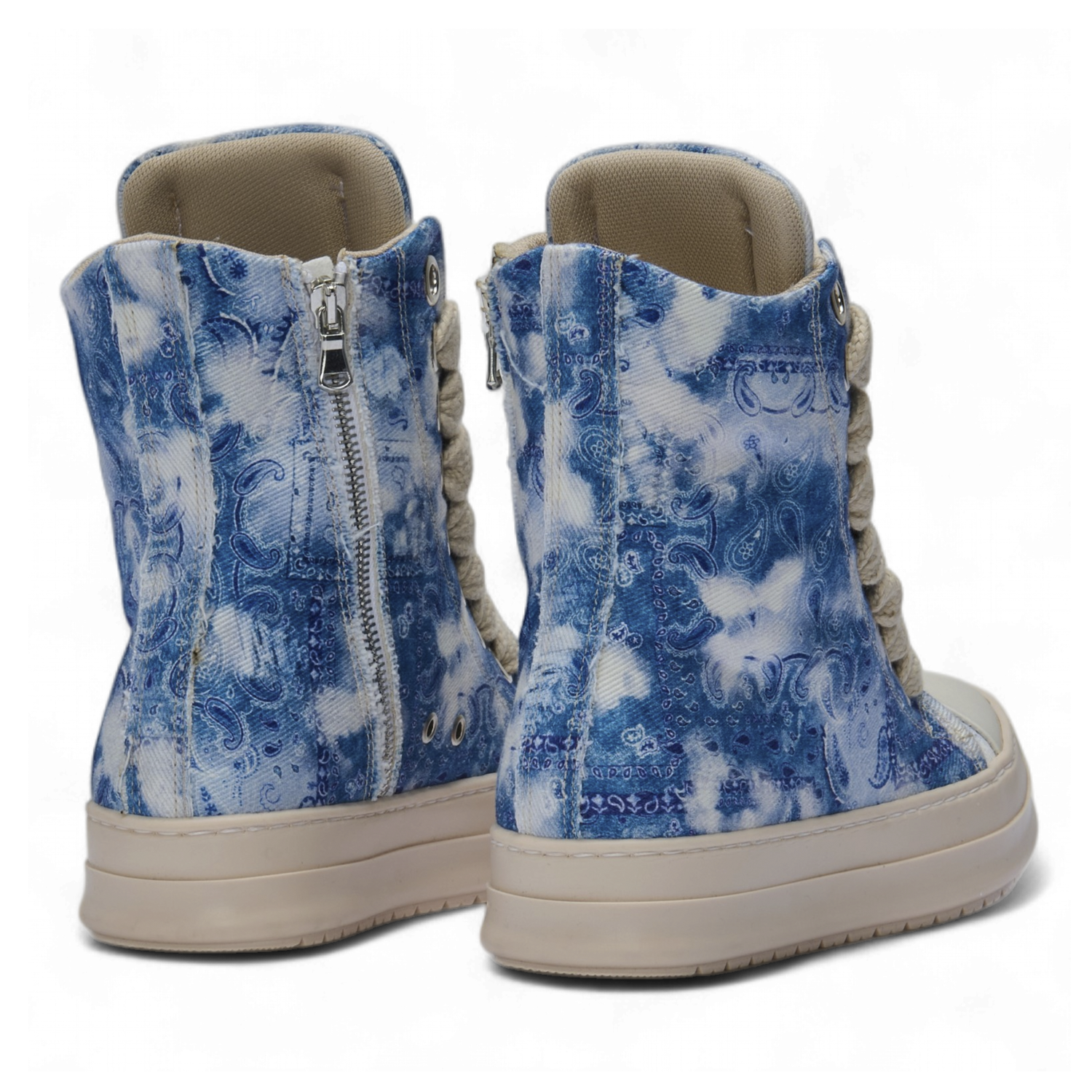 Sneakers - Canvas Bandana Blue
