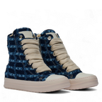 Sneakers - Denim Blue Strappato