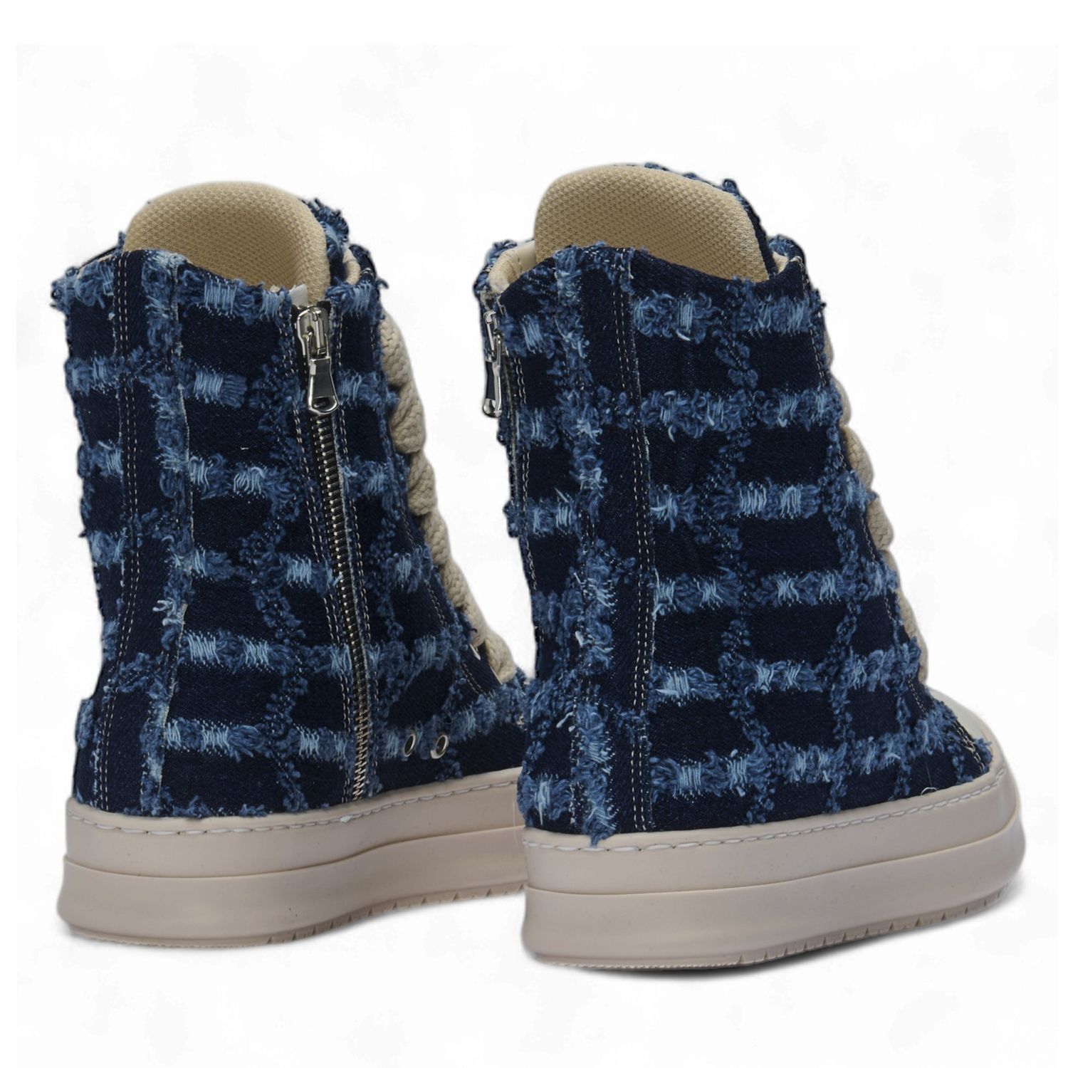 Sneakers - Denim Blue Strappato
