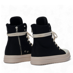 High-Top Canvas Sneakers