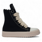 Maxi Lace High-Top Canvas Sneakers