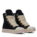Maxi Lace High-Top Canvas Sneakers