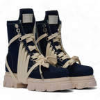 Boot - Indigo Denim Canvas