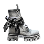 Boot - Nero in Tela Painted